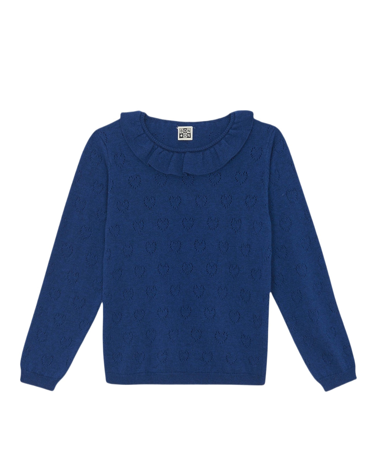 Pull Milou en coton - Bleu Brut