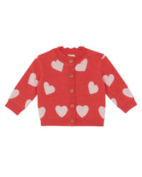 Cardigan Mina en coton - Rose Faroe