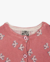 Lilet Print cotton cardigan - Little Birdy
