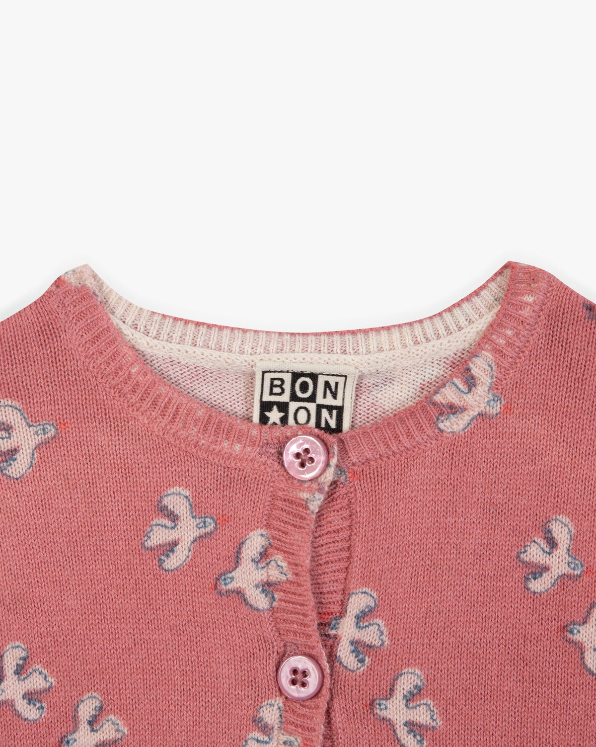 Lilet Print cotton cardigan - Little Birdy