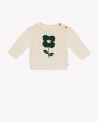 Misty Flower cotton jumper - Mouton