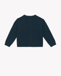 Lucien cotton cardigan - Blue Lake