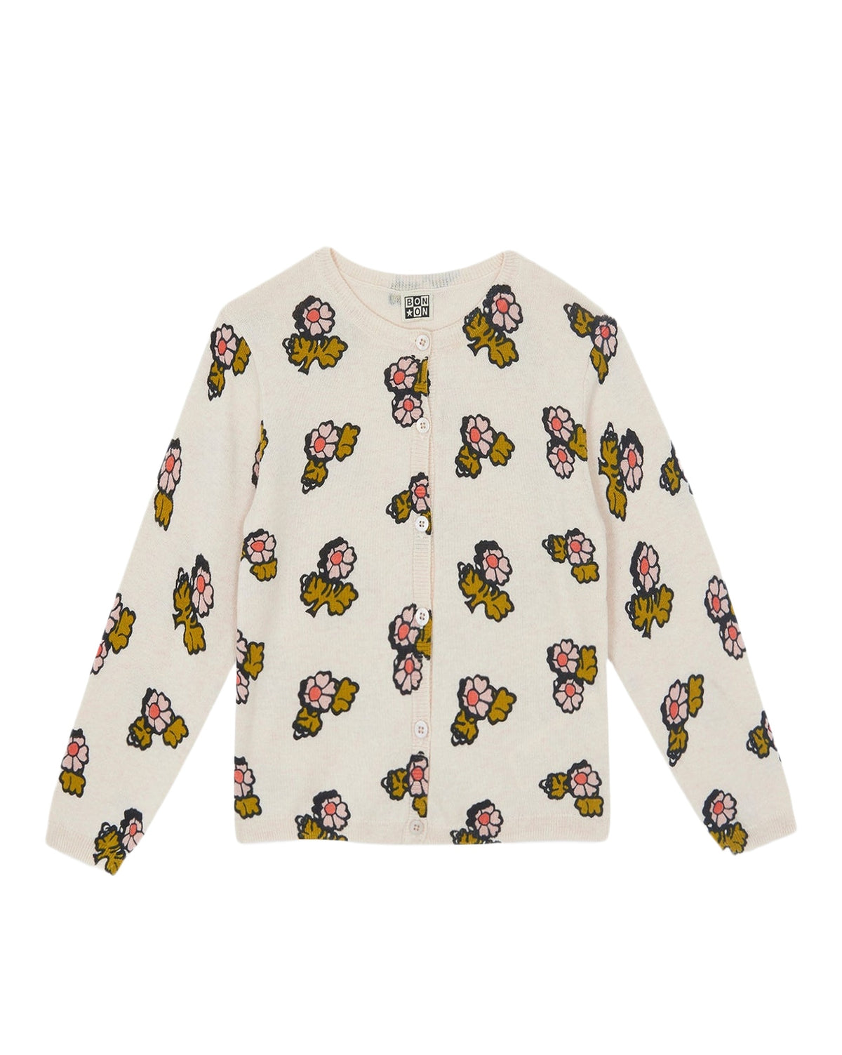 Cardigan Lilou Print en coton - Fleur Faroe