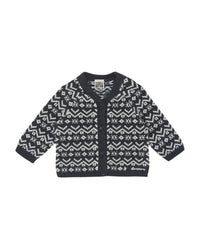 Cardigan Mozza en coton - Carbone