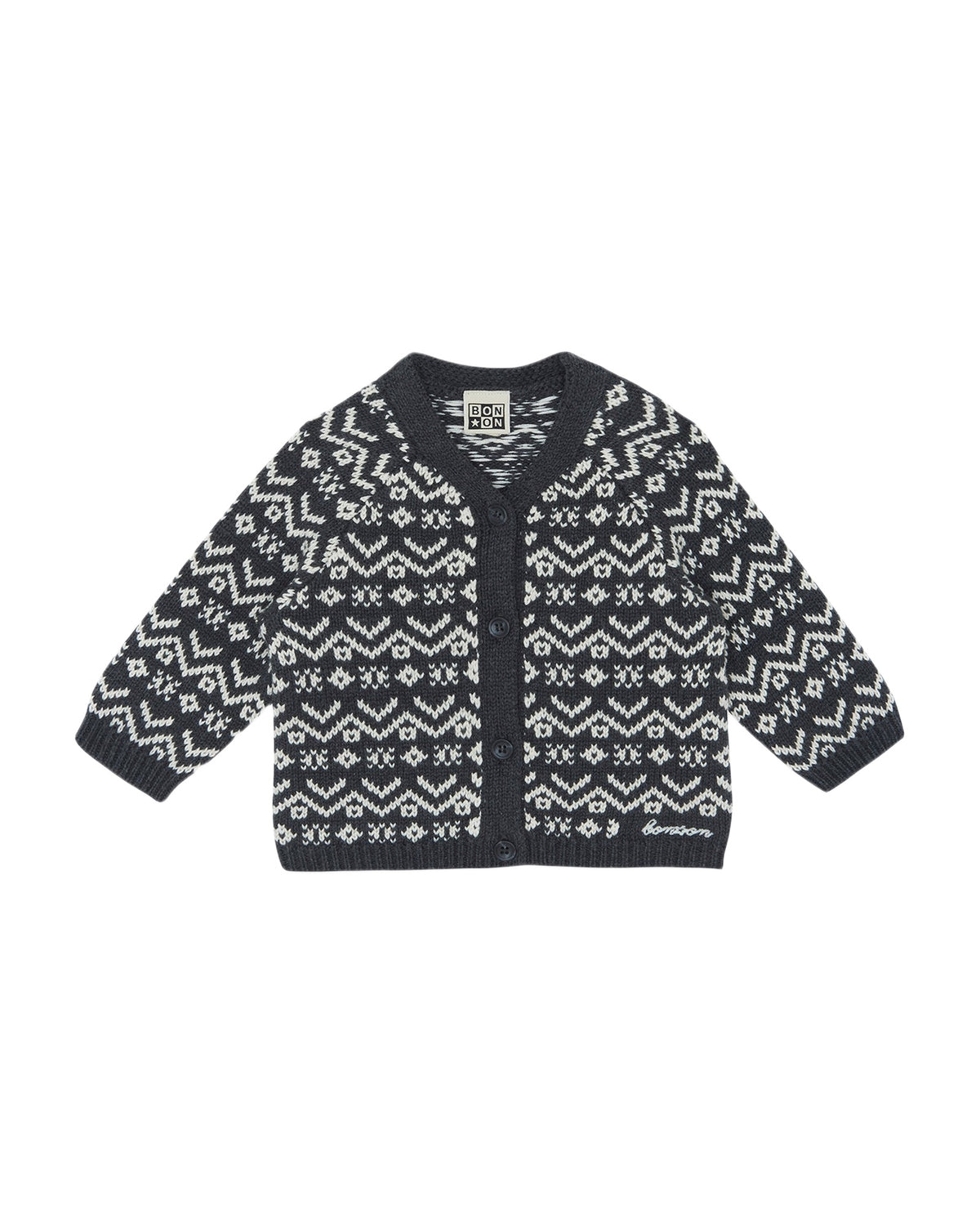 Cardigan Mozza en coton - Carbone