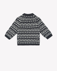 Cardigan Mozza en coton - Carbone