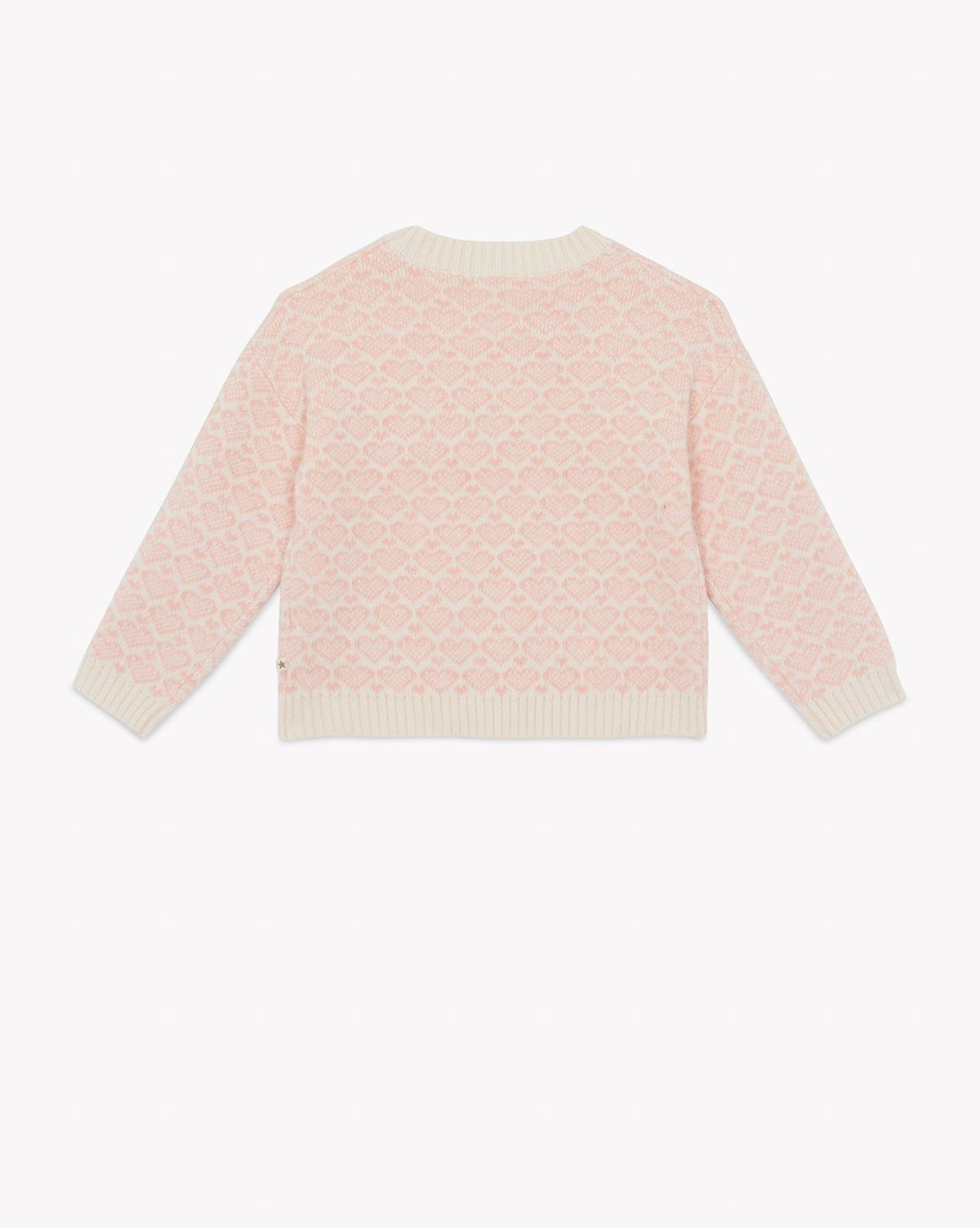 Pull Lovely en coton - Ecru Bonton