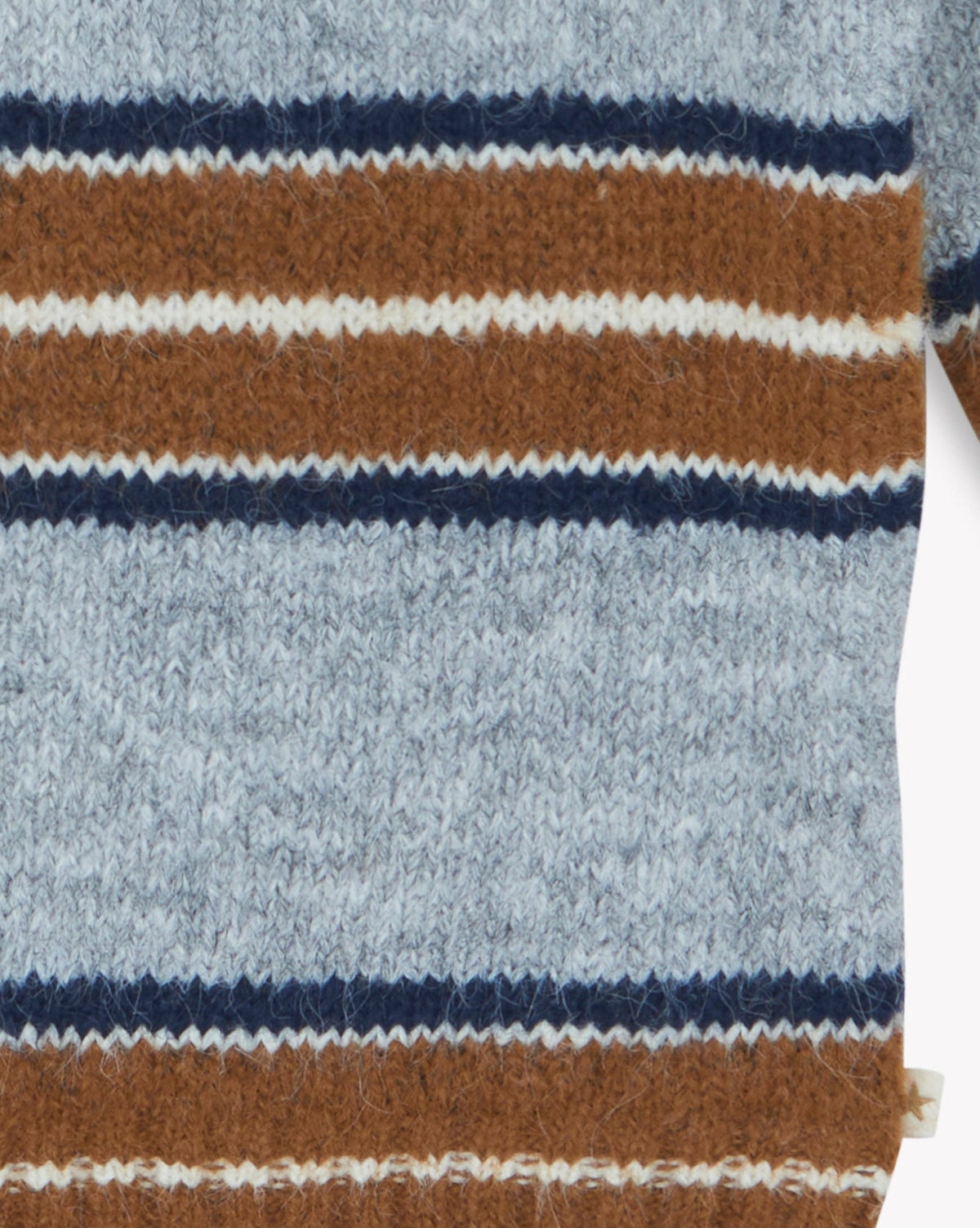 Milton Stripes Jumper - Charcoal Grey