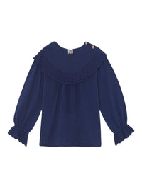 Pull Margot en coton - Bleu Brut