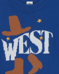 Milton West Jumper - Raw Blue