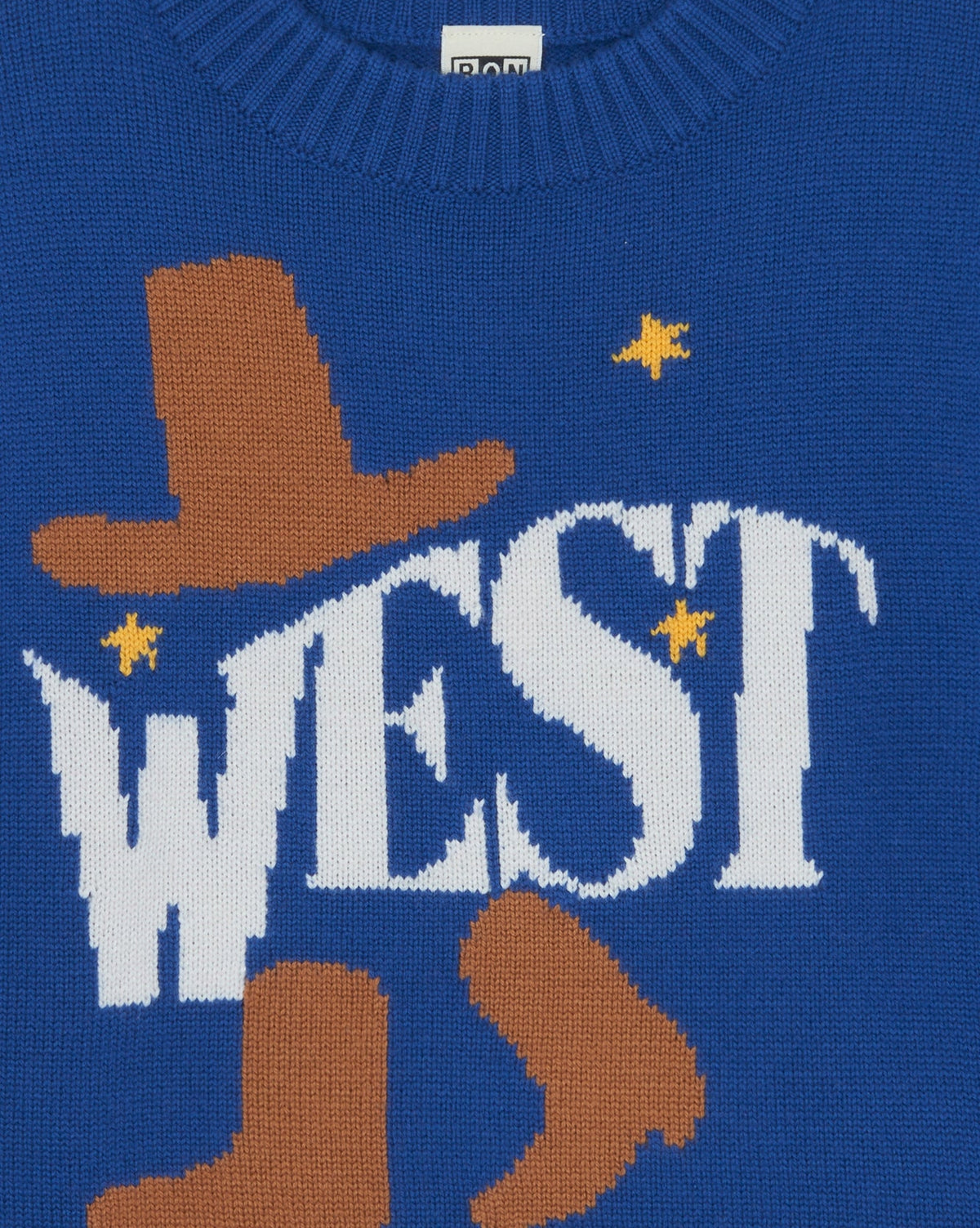 Milton West Jumper - Raw Blue