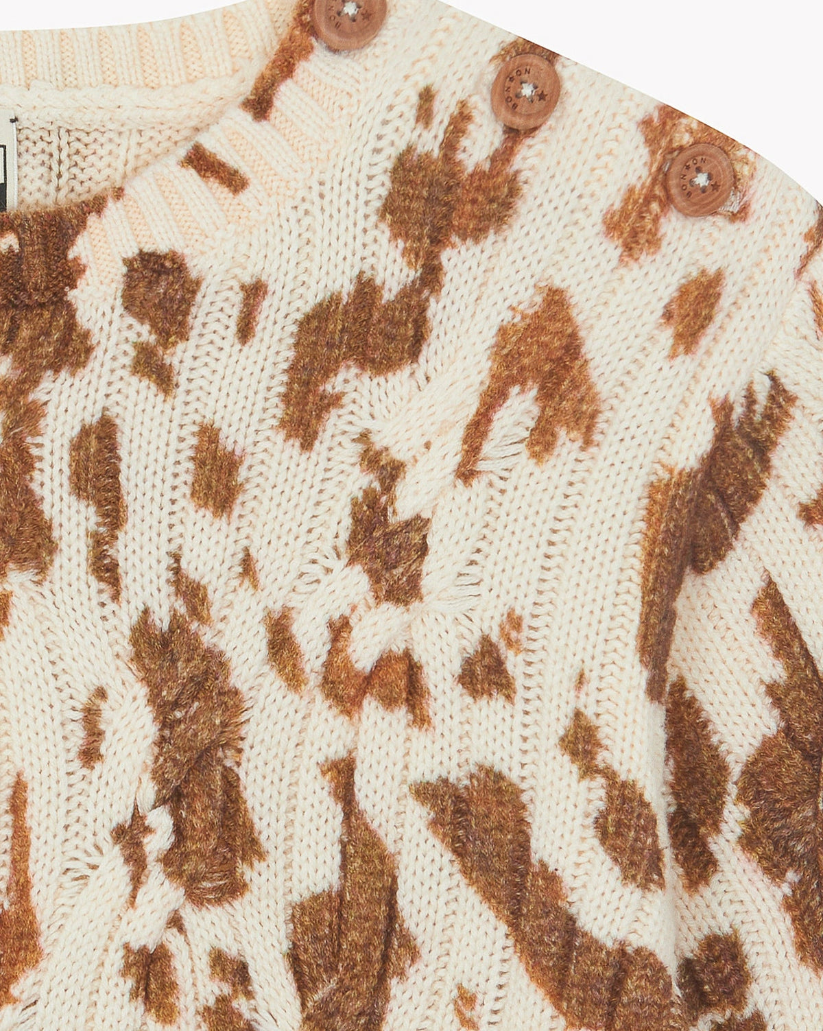 Misty Cow cotton jumper - Sheep