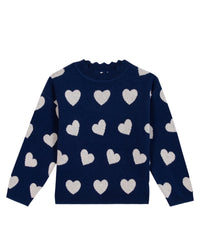 Pull Mila en coton - Bleu Brut