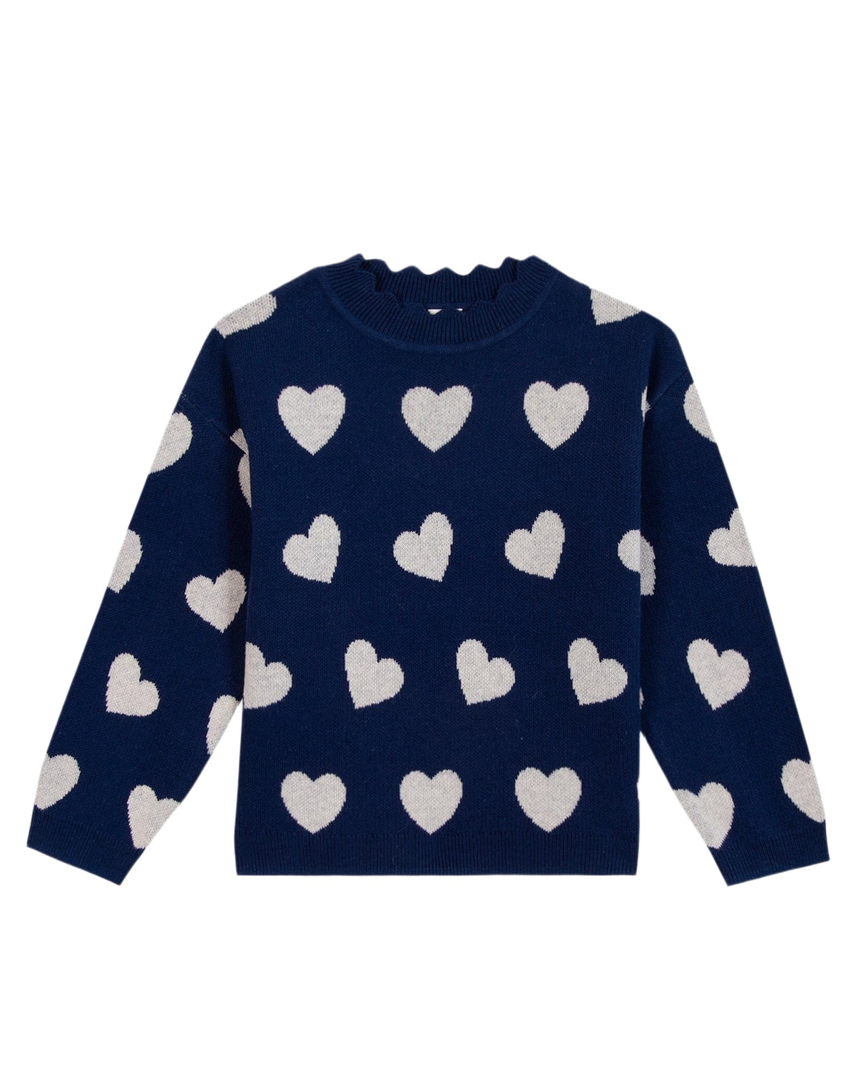 Pull Mila en coton - Bleu Brut