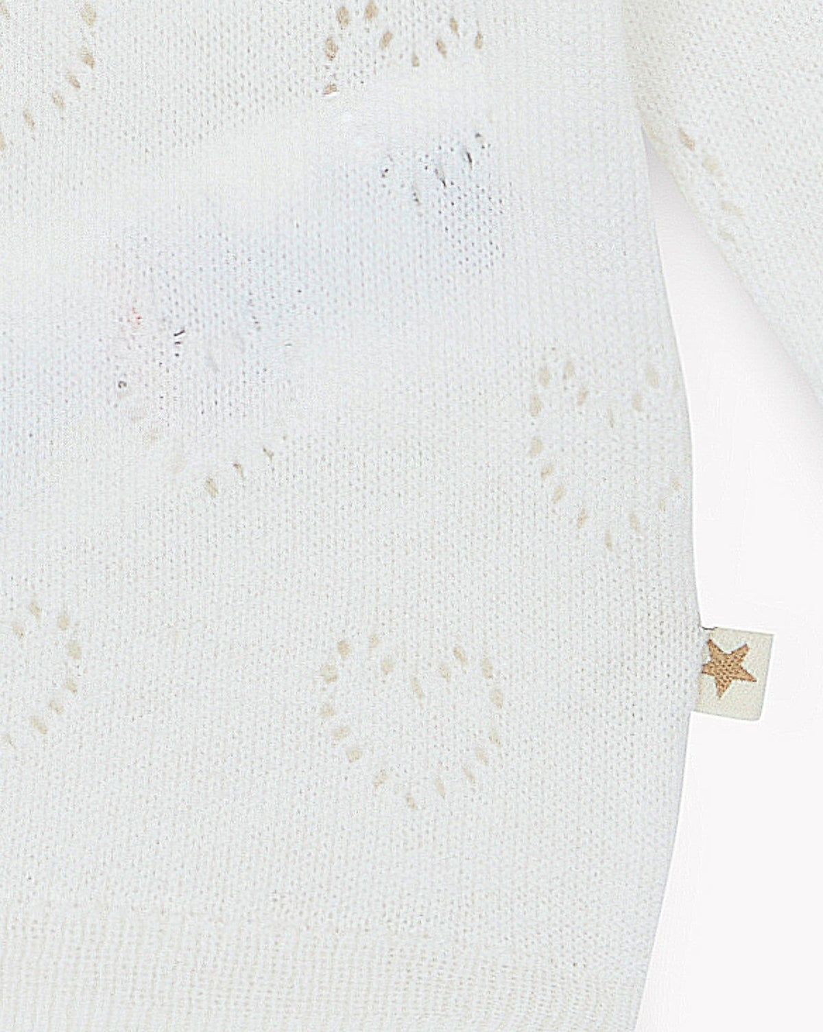 Lilou Coeur cotton cardigan - Ecru Bonton