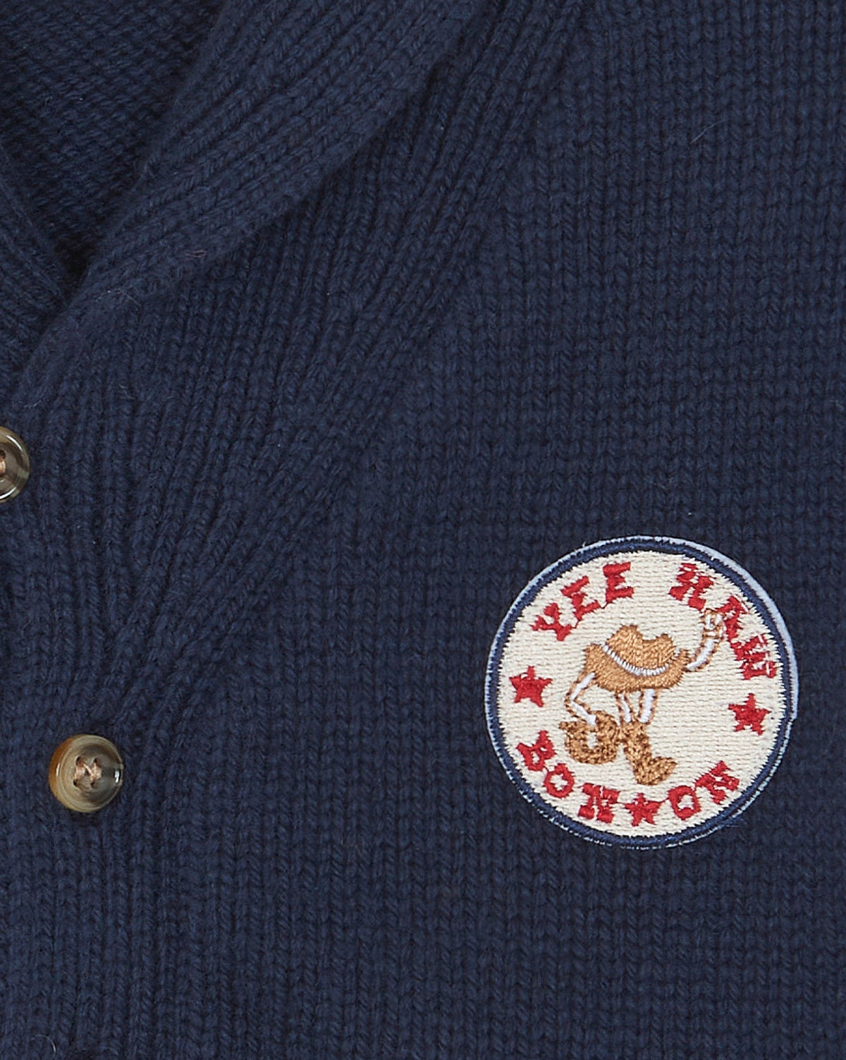 Hubert cotton cardigan - Raw Blue