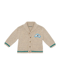 Hubert cotton cardigan - Beige Renne