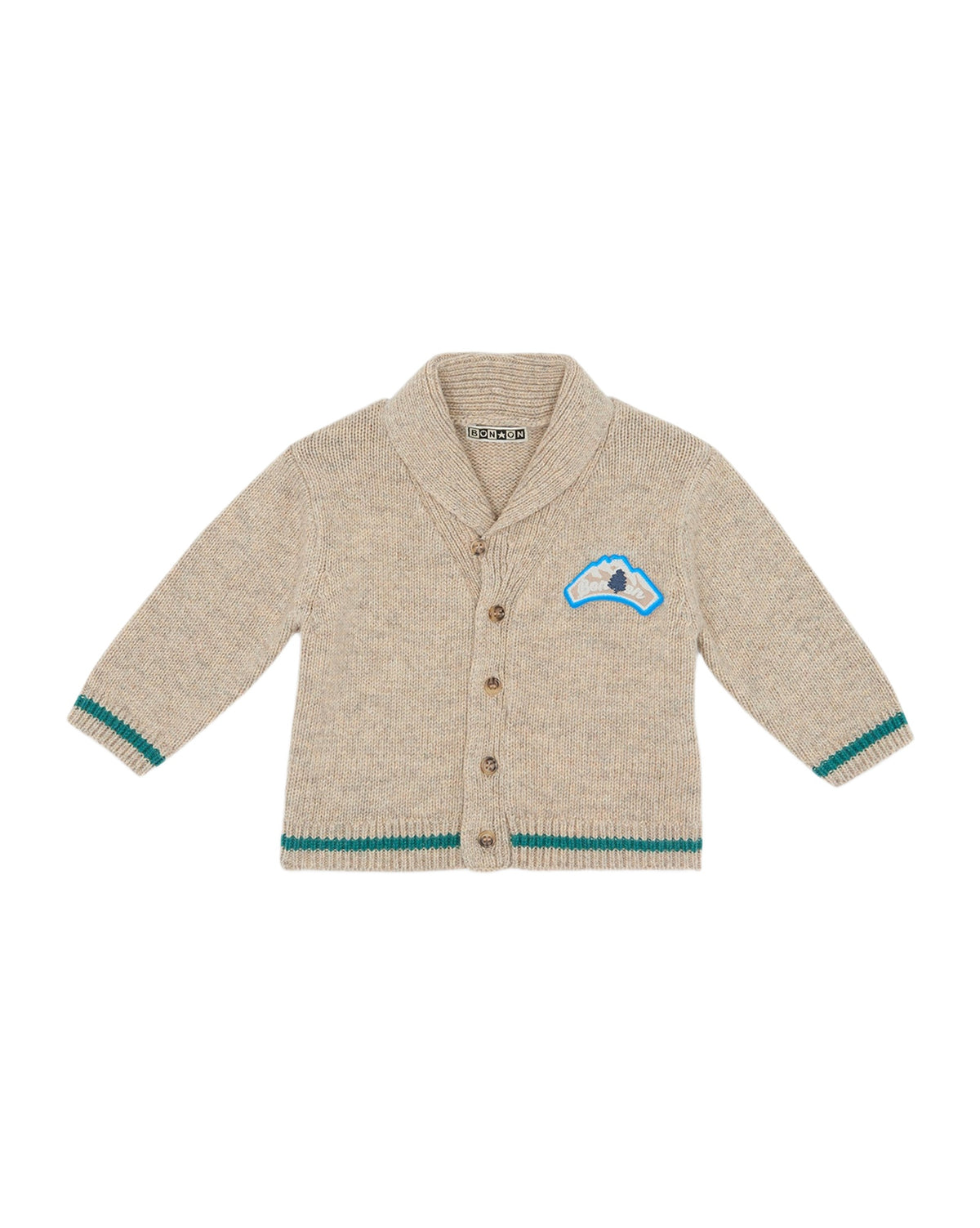Hubert cotton cardigan - Beige Renne