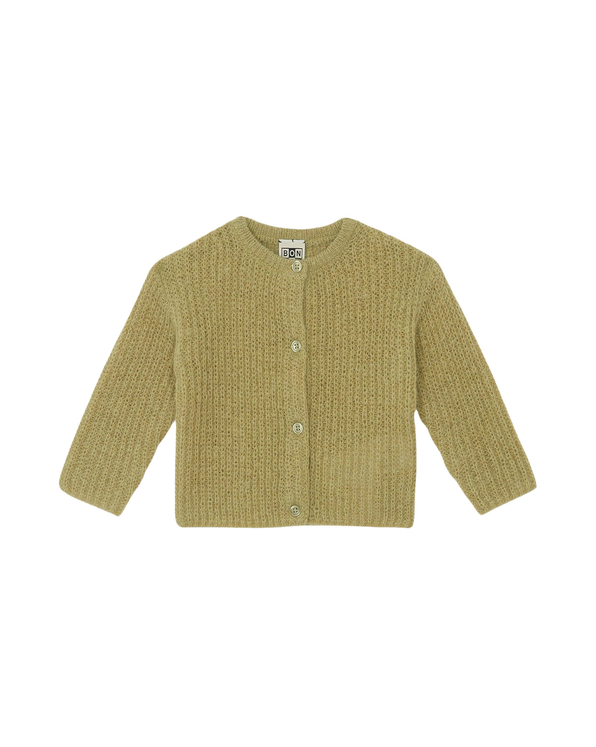 Mizbeth Cardigan - Stem Green