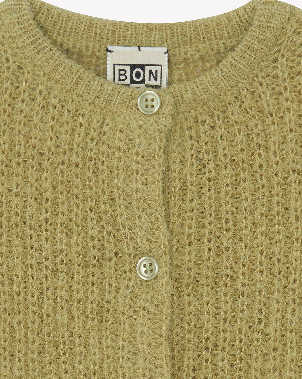 Mizbeth Cardigan - Stem Green