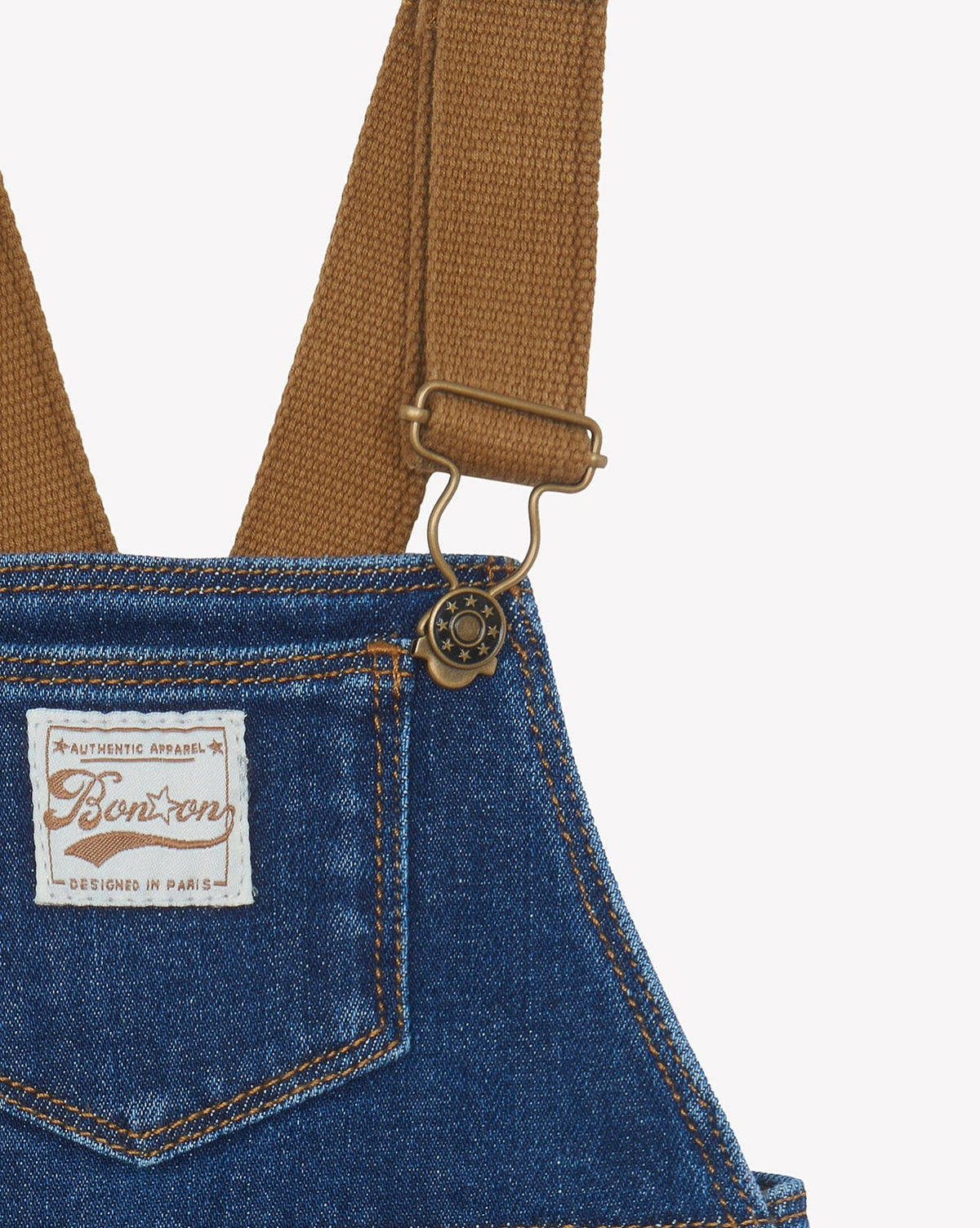 Micare cotton dungarees - Raw Denim