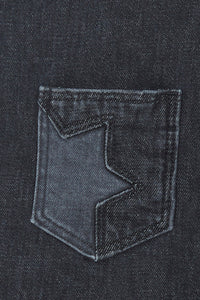 DENIM GRIS // SALOPETTE MOKA