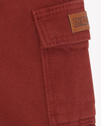 Pantalon Frog en coton - Rouge Trekking