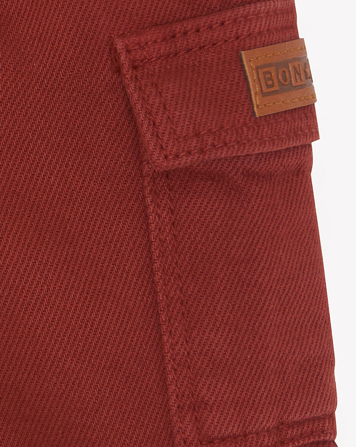 Pantalon Frog en coton - Rouge Trekking