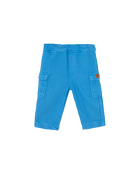 Pantalon Frog en coton - Bleu Nordic
