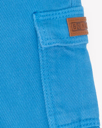 Pantalon Frog en coton - Bleu Nordic