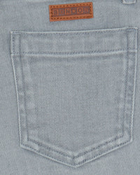 Jean Lean Bleached in cotton - Bleached denim