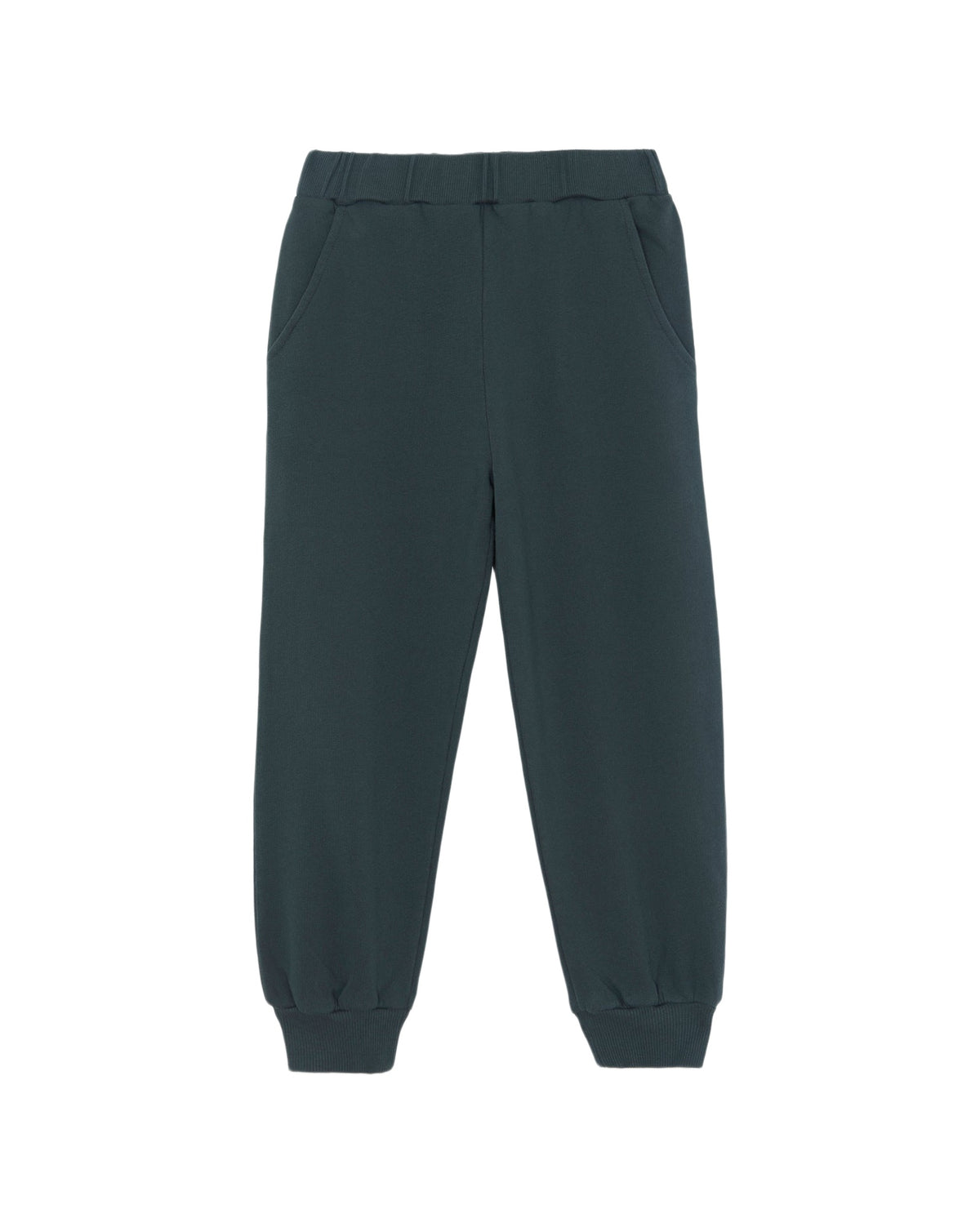Lolito Plain Cotton Jogging Trousers - Carbon