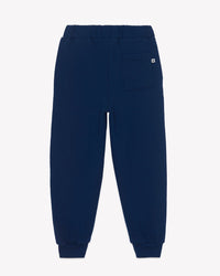 Lolito Plain Cotton Jogging Trousers - Raw Blue