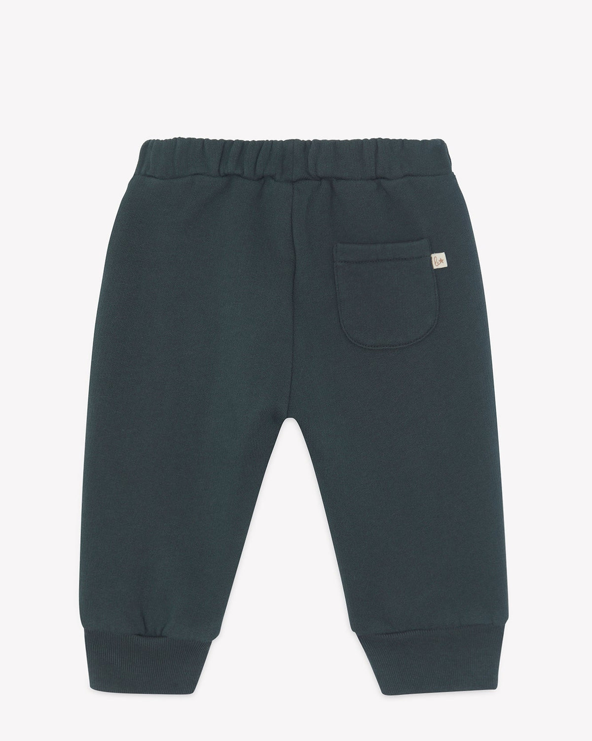 Plain, lightweight cotton jogging bottoms - Carbon