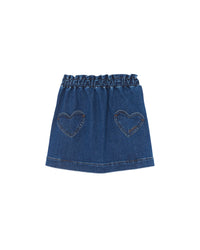 Jupe Douchka en coton - Denim Brut