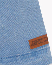 Douchka cotton skirt - Bleached denim