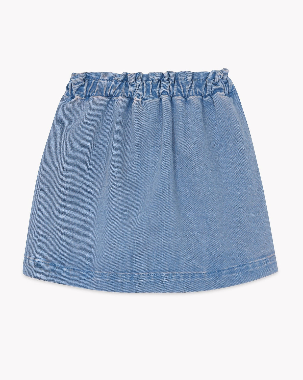 Douchka cotton skirt - Bleached denim