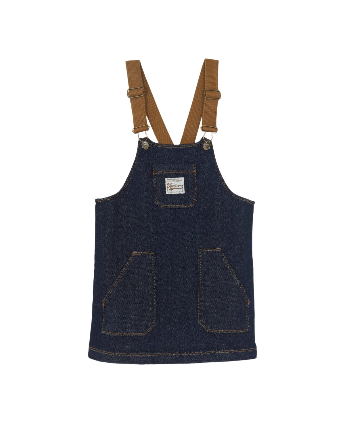 Lobster cotton dress - Raw denim