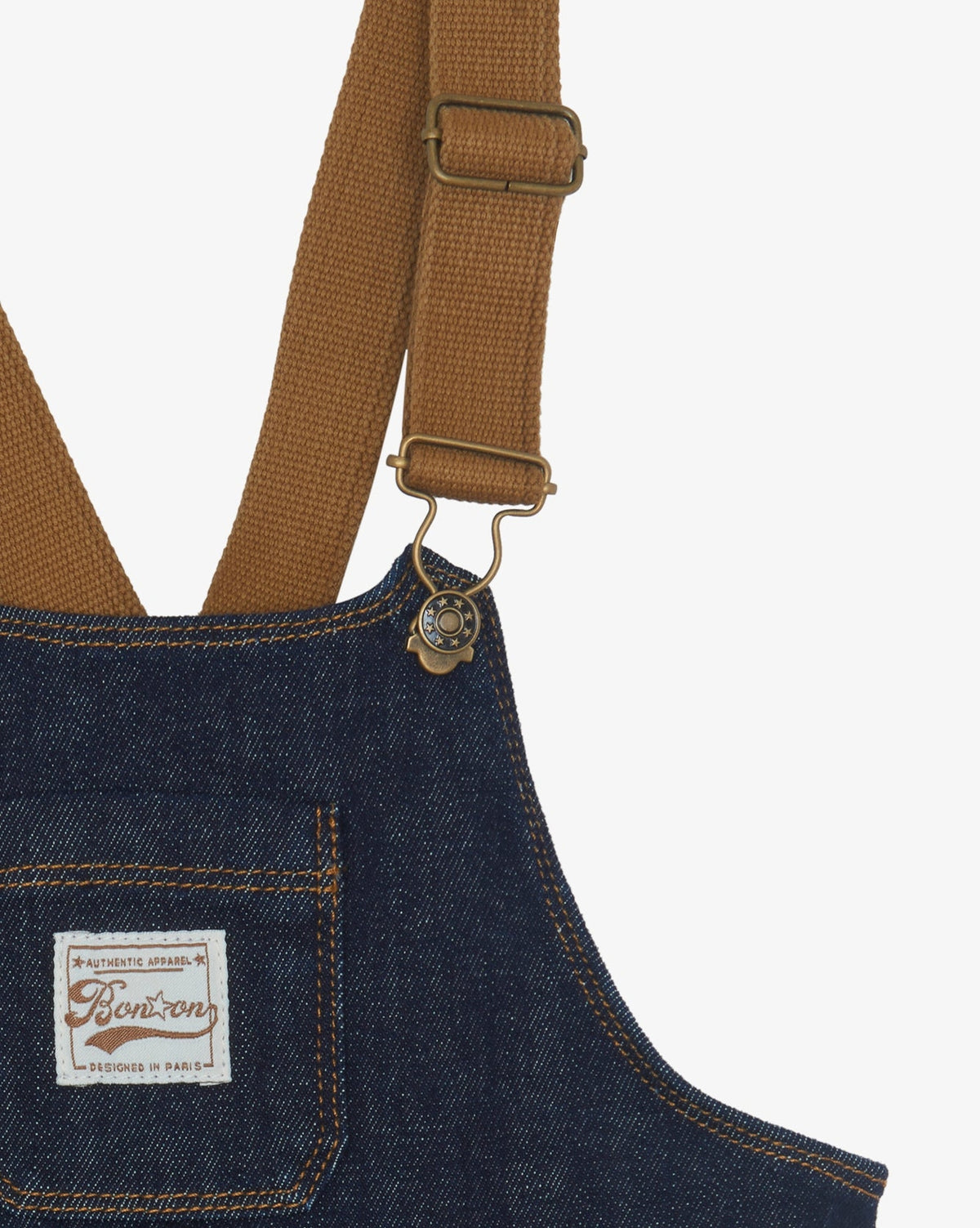 Lobster cotton dress - Raw denim