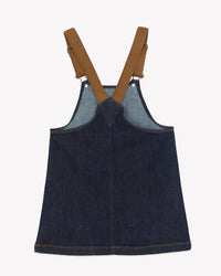 Lobster cotton dress - Raw denim