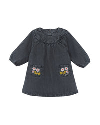 Robe Mada en coton - Denim Gris