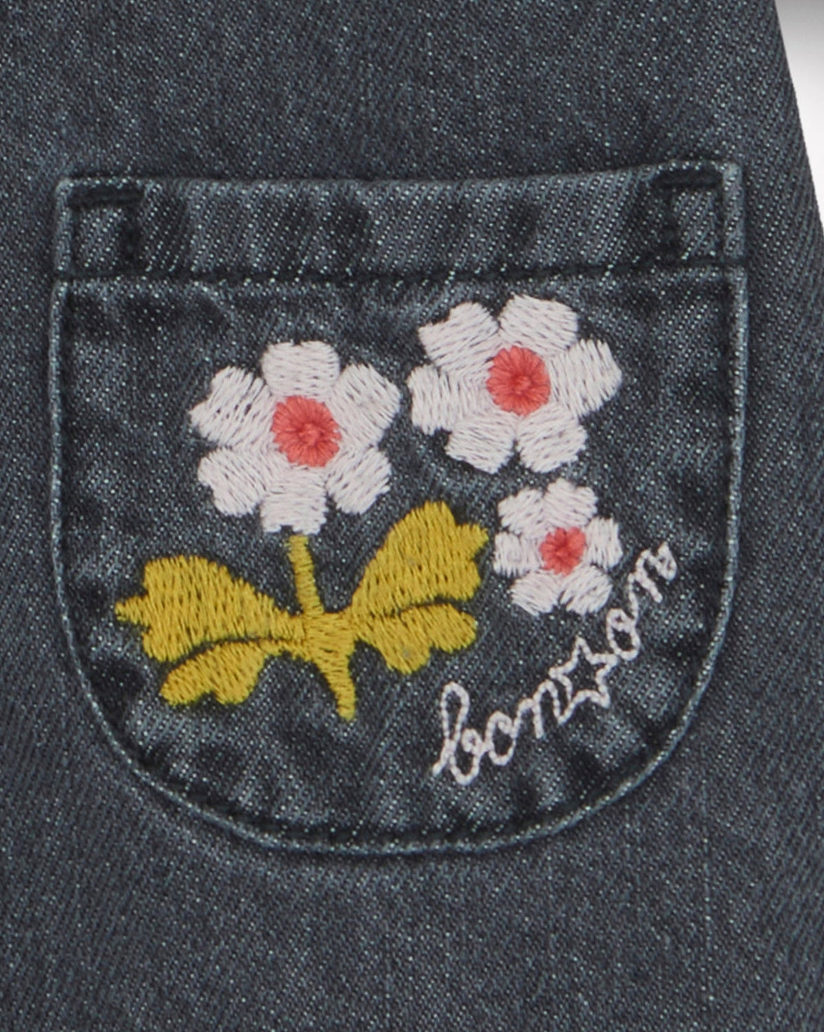 Robe Mada en coton - Denim Gris