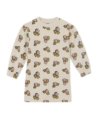Robe Marine en coton - Fleur Faroe