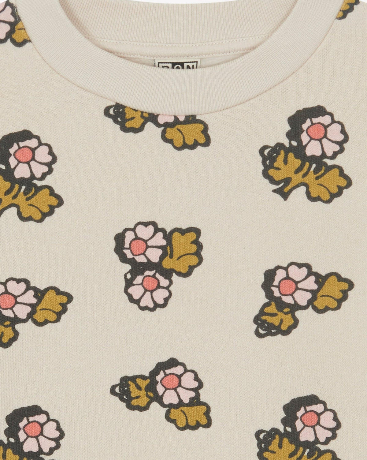 Robe Marine en coton - Fleur Faroe