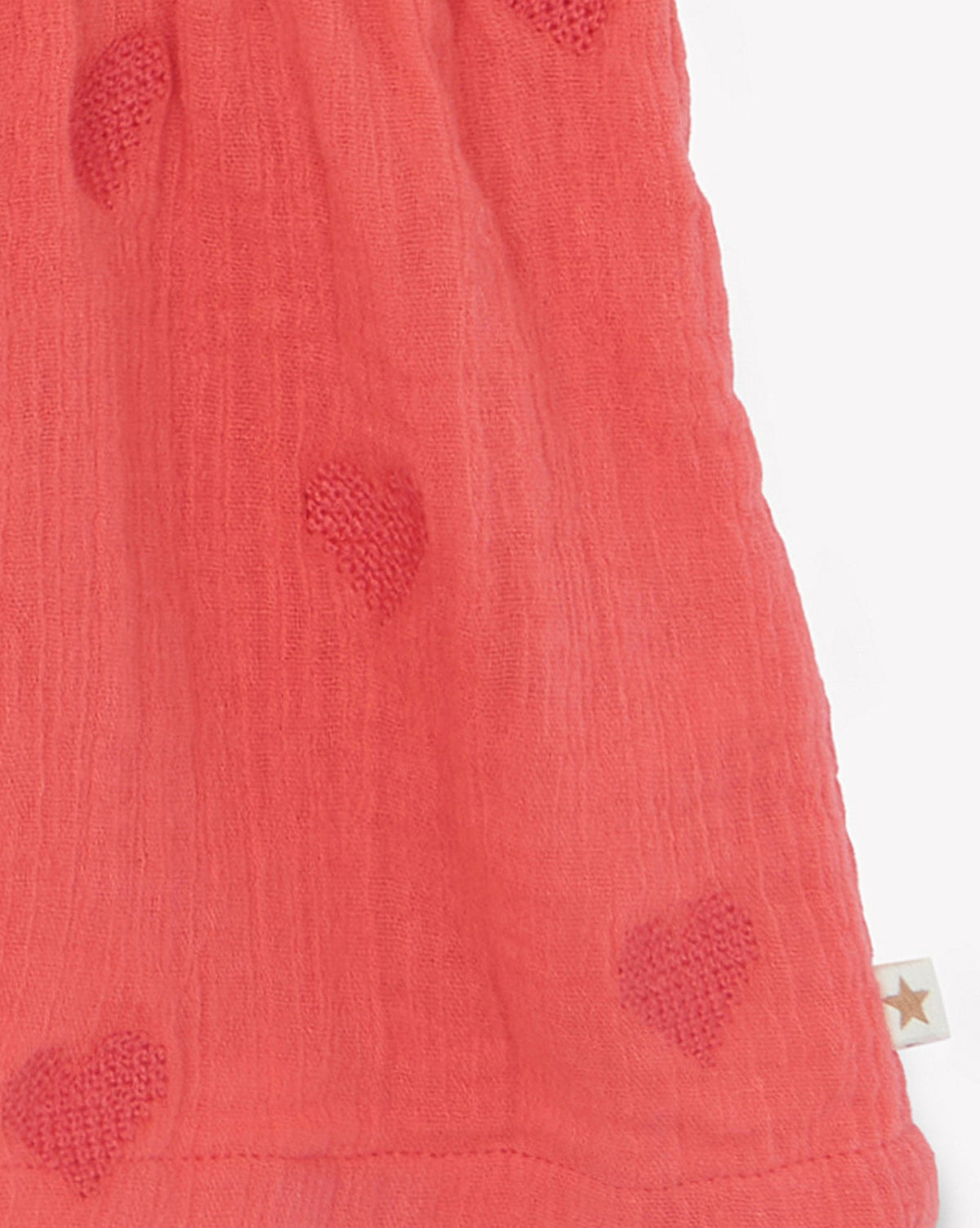 Robe Françoise en coton - Rose Faroe