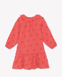 Robe Françoise en coton - Rose Faroe