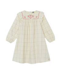 Robe Delia en coton - Carreau Winter