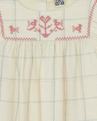 Robe Delia en coton - Carreau Winter