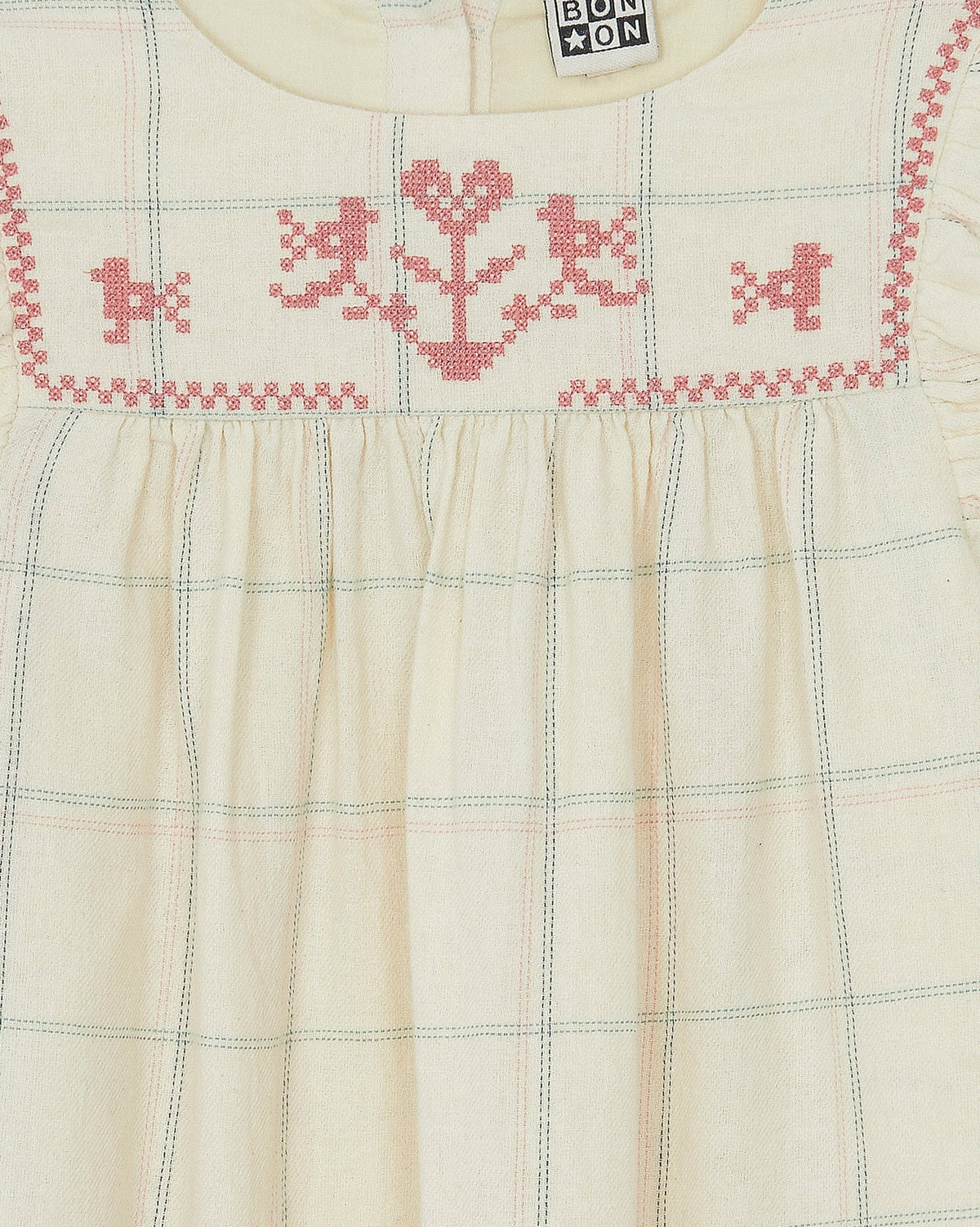 Robe Delia en coton - Carreau Winter