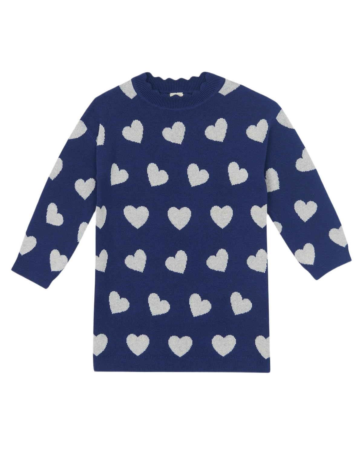 Robe Mila en coton - Bleu Brut